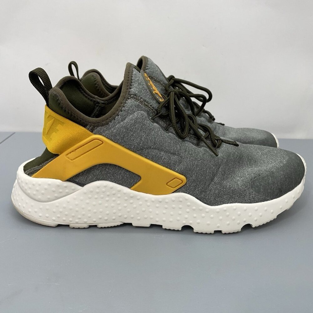 Nike Air Huarache Run Ultra SE Sneakers Shoes Running Training Gray Womens 10